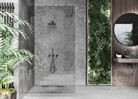 Walk-in (Стационарная перегородка в душевую) — фото 3