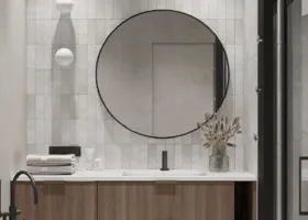 Mirror frame-1. Зеркало в раме (диаметр 800)