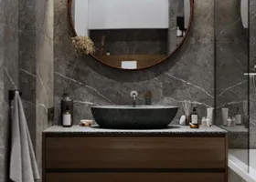 Mirror with leather frame-41. зеркало на кожаном ремне