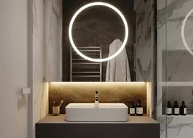 illuminated mirror-17. Зеркало с подсветкой